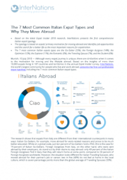 The 7 Most Common Italian Expat Types and  Why They Move Abroad