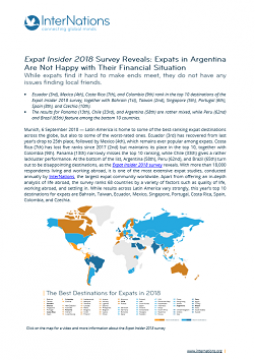 Argentina: Expats in Argentina Are Not Happy with Their Financial Situation