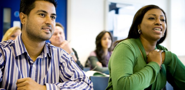 Learning the local language is the first step in the adjustment process.