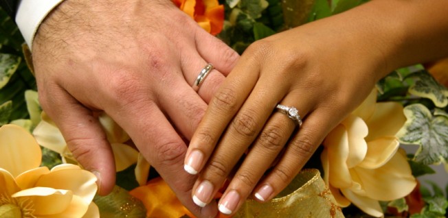 Among expats, an intercultural marriage is not rare at all.